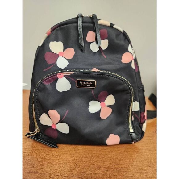 Kate Spade DAWN DUSK BUDS MEDIUM BACKPACK EUC - Picture 1 of 11